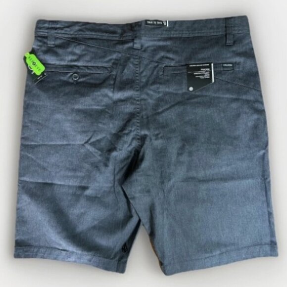 NEW Volcom Frickin Modern Straight Chino Shorts Gray Men's Size 38 Modern Fit - Picture 2 of 11